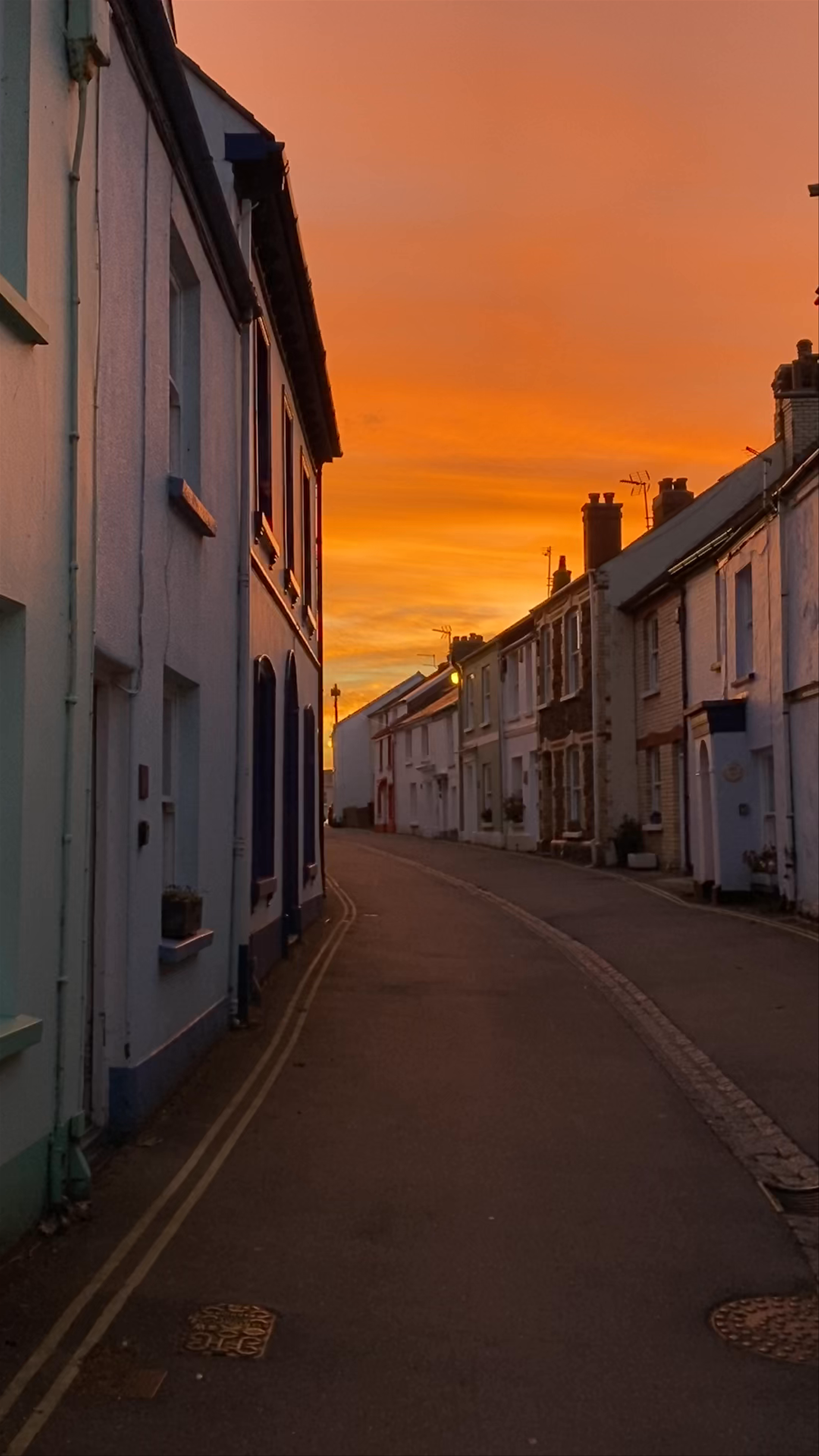 Golden Hour Stroll by the Viking Memorial, Appledore