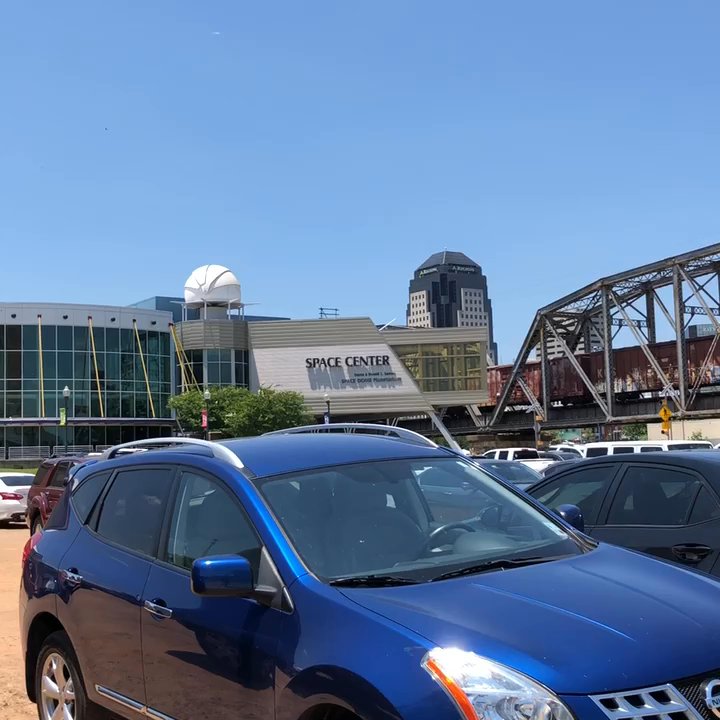 Red River Bridge - 5/24/18. Thursday afternoon. 88 degrees. On the banks of the Red River in downtown Shreveport after the kickoff of the 35th Mudbug Madness. - Landmarks & Historical Buildings Near Me - Bossier City, Louisiana