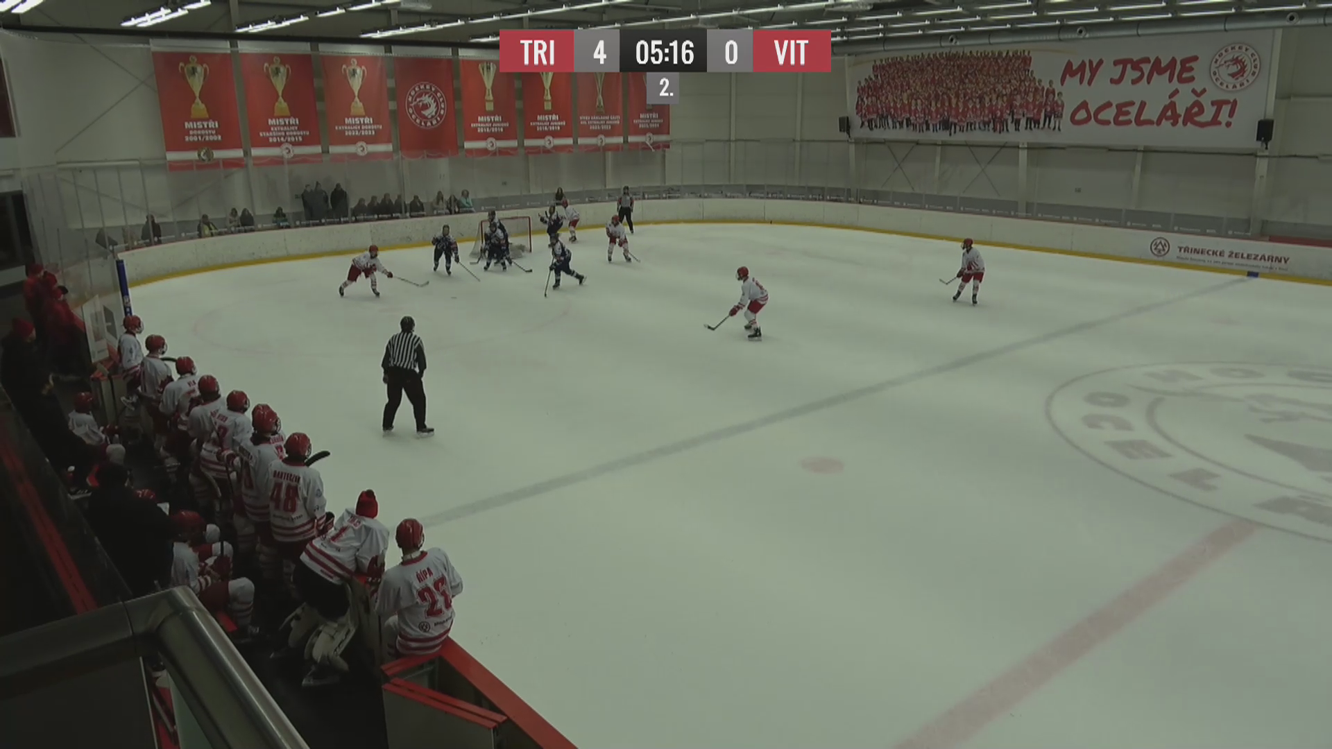 Alex Herynk / HC Oceláři Třinec - Powerplay Onetimer Goal.