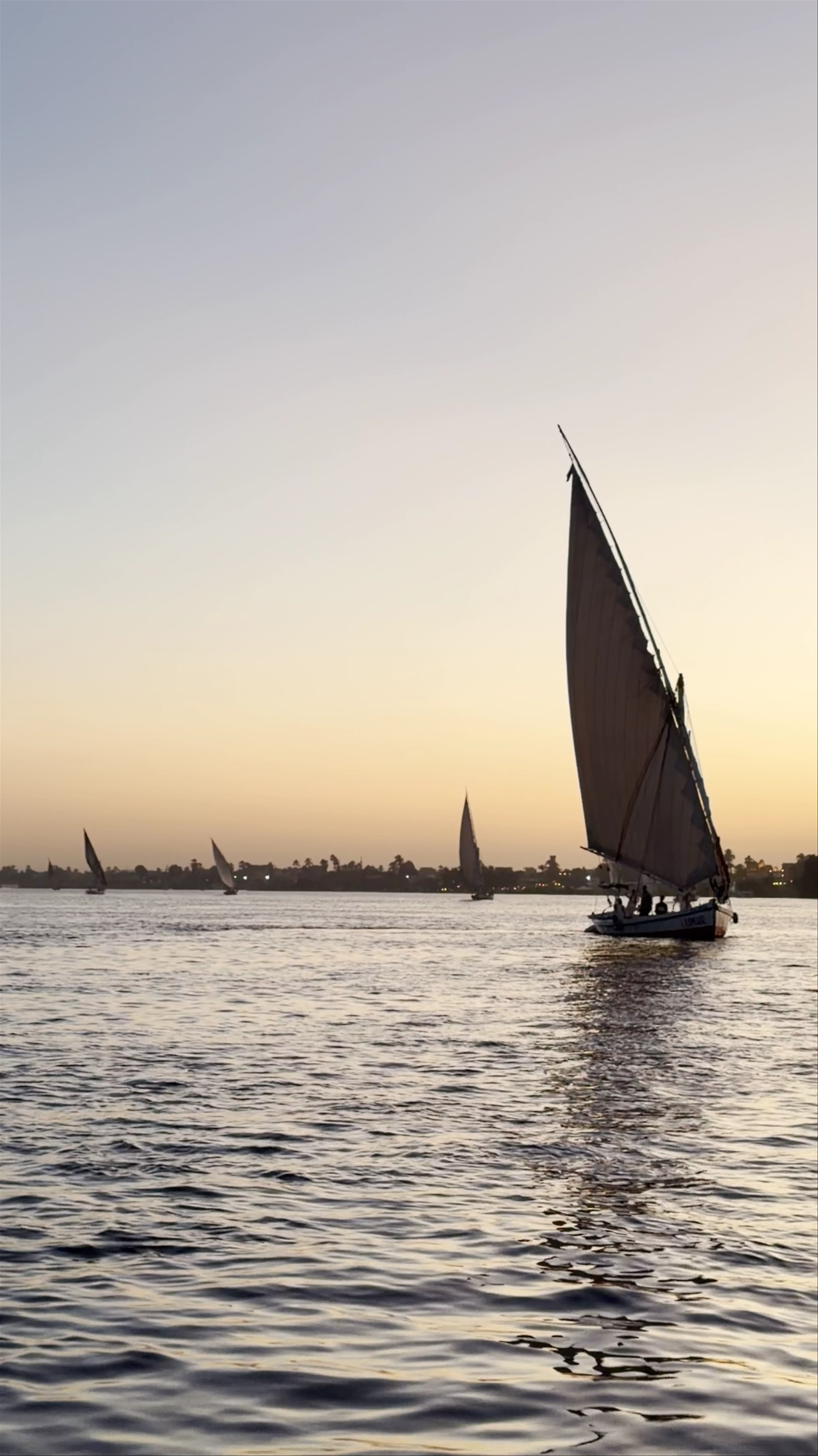 Sailing boat Felucca, Sonesta St. George Hotel, Khaled Ibn Al Waleed Street, Gazirat Al Awameyah, Luxor