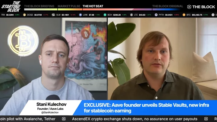 EXCLUSIVE: AAVE Launches Stable Vaults w/ Stani Kulechov