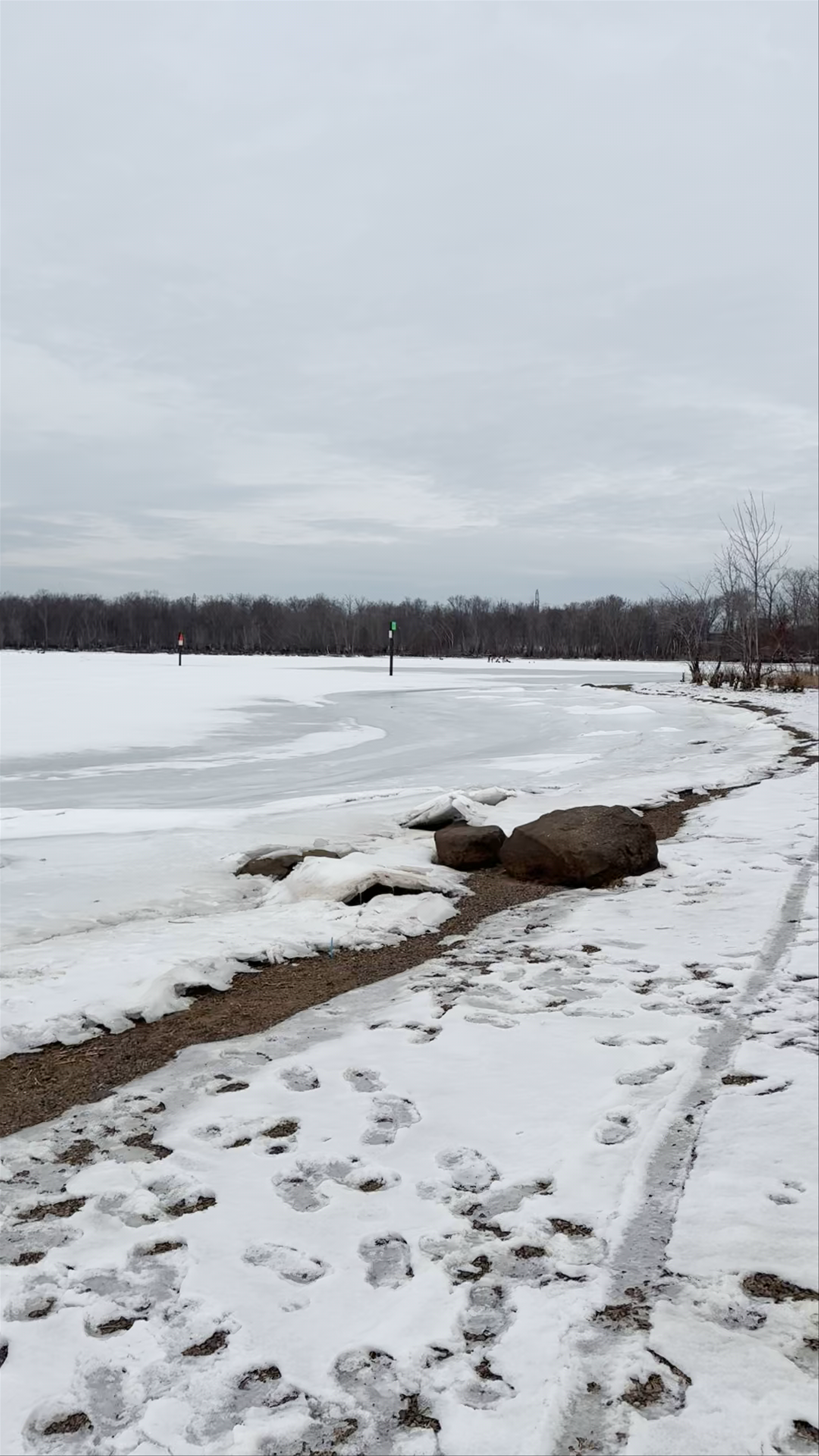 Winter Serenity at Wethersfield Cove, Connecticut