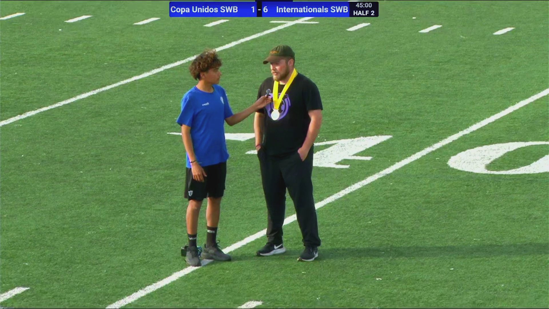 Coach Pipe of Soccer without Borders 