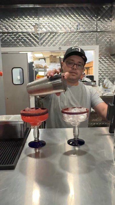 Tacos 2 Go - Blueberry & Strawberry margarita - Mexican Near Me - Elmwood Park, Illinois