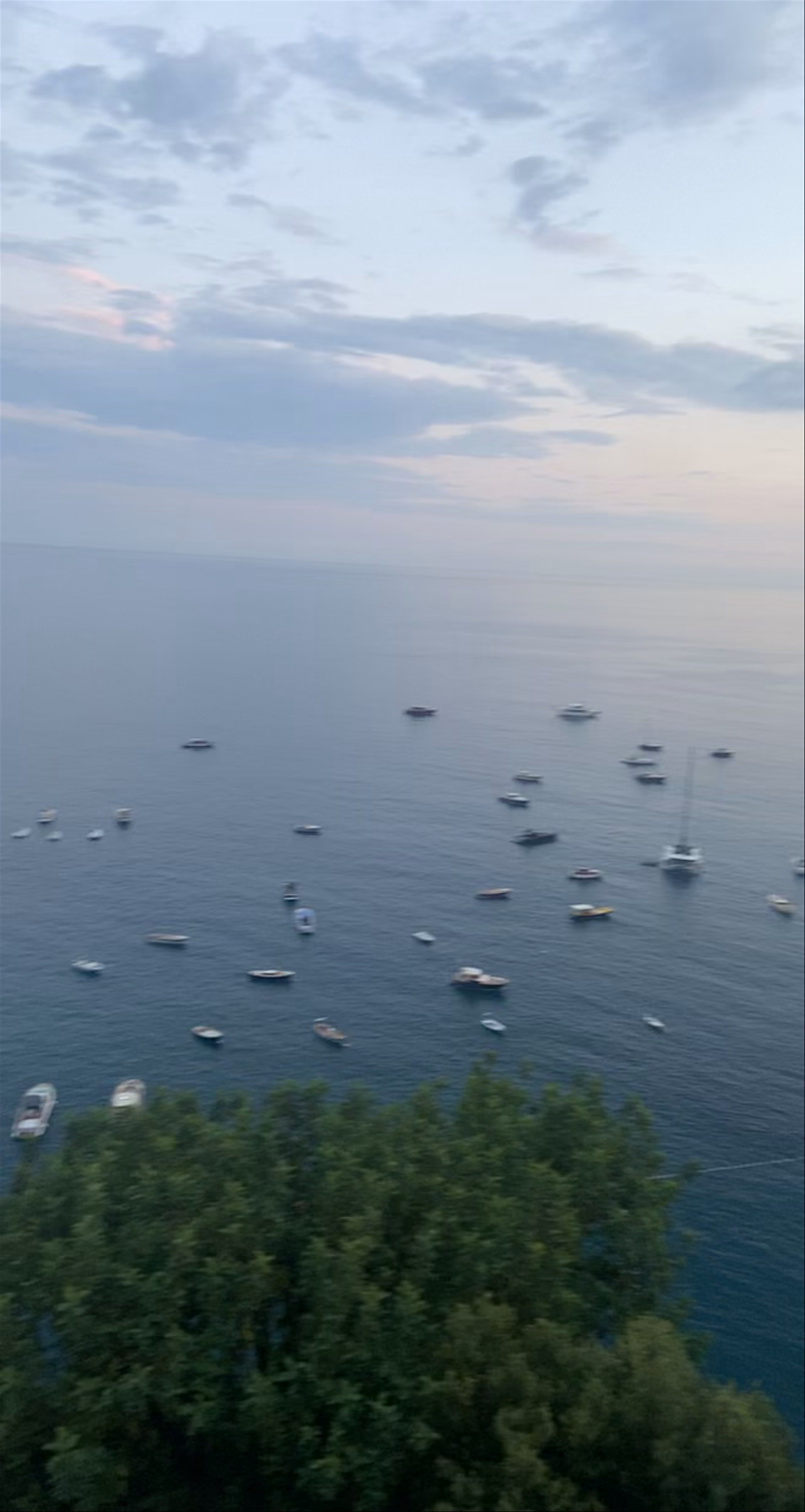 Sunset Serenity over Positano's Coastal Charm