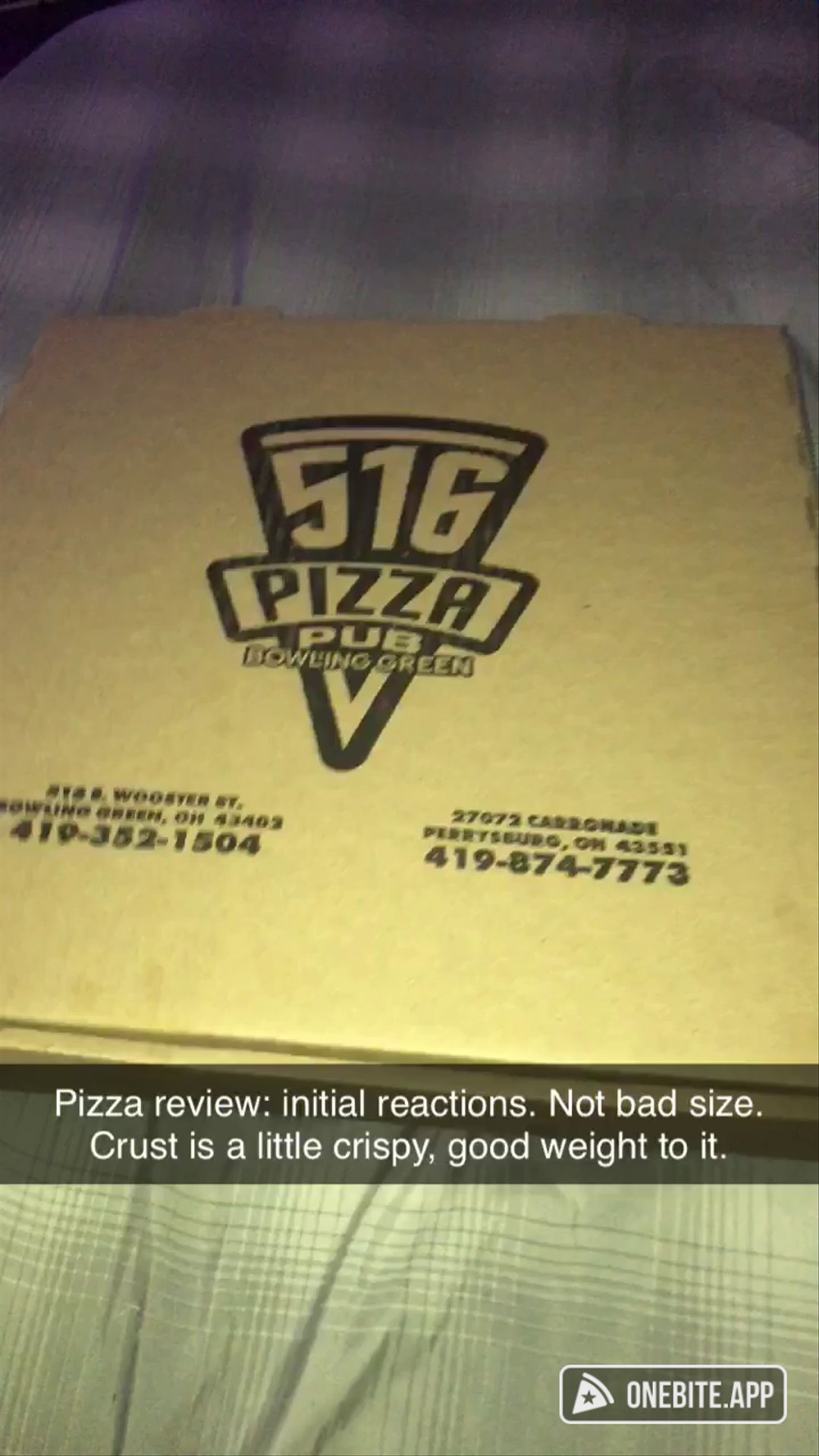 Pizza Review