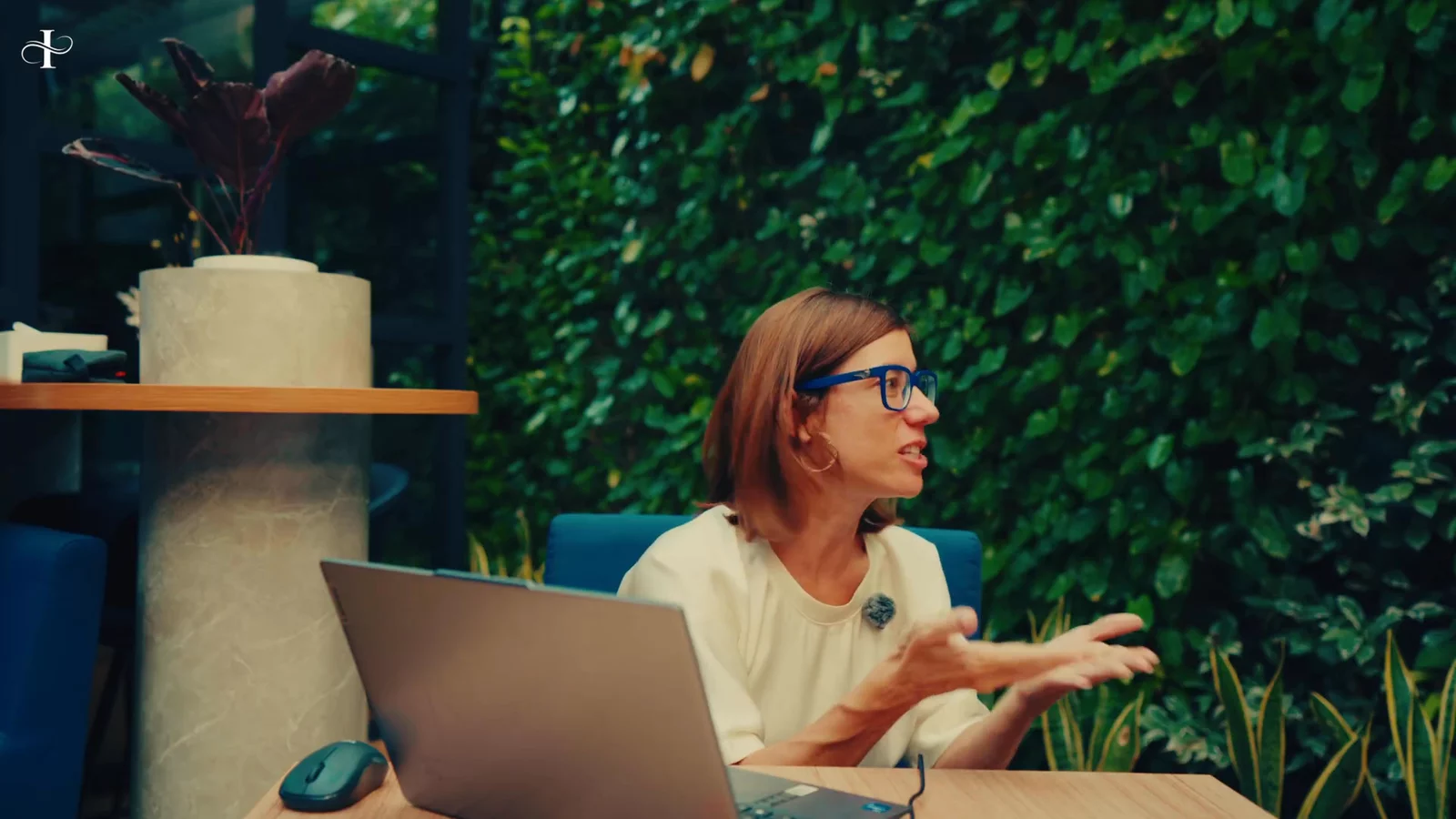 Elissa Doyle, CMO of GeoNet, on camera