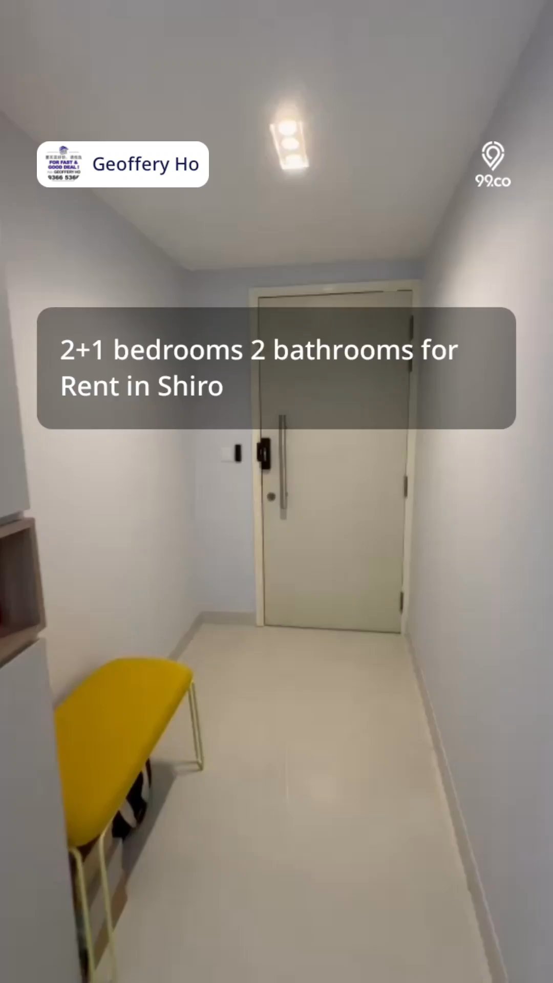 undefined of 990 sqft Apartment for Rent in Shiro