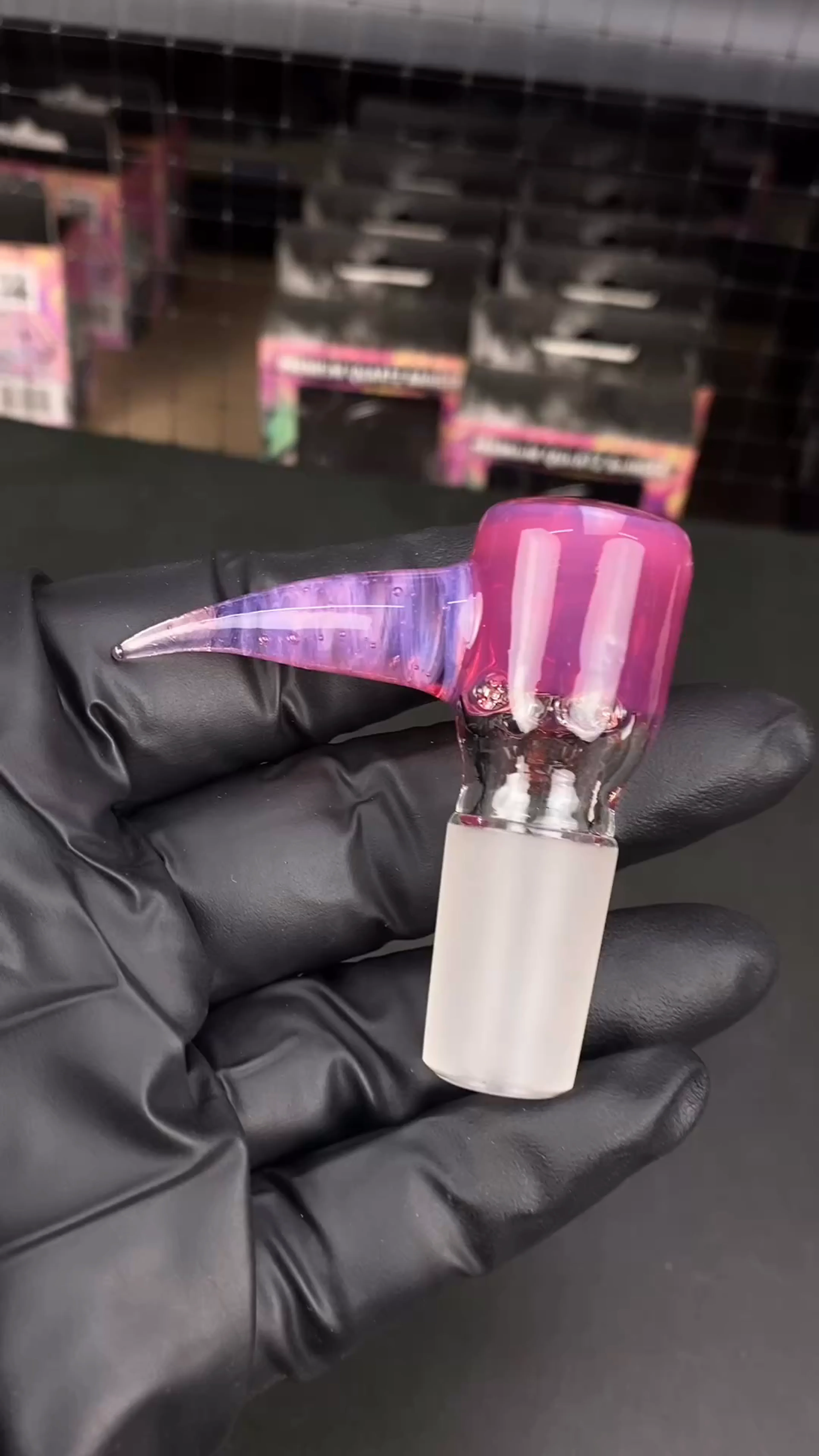 Preview pic of 18mm 4-Hole Glass Bowl Slide by Magizle