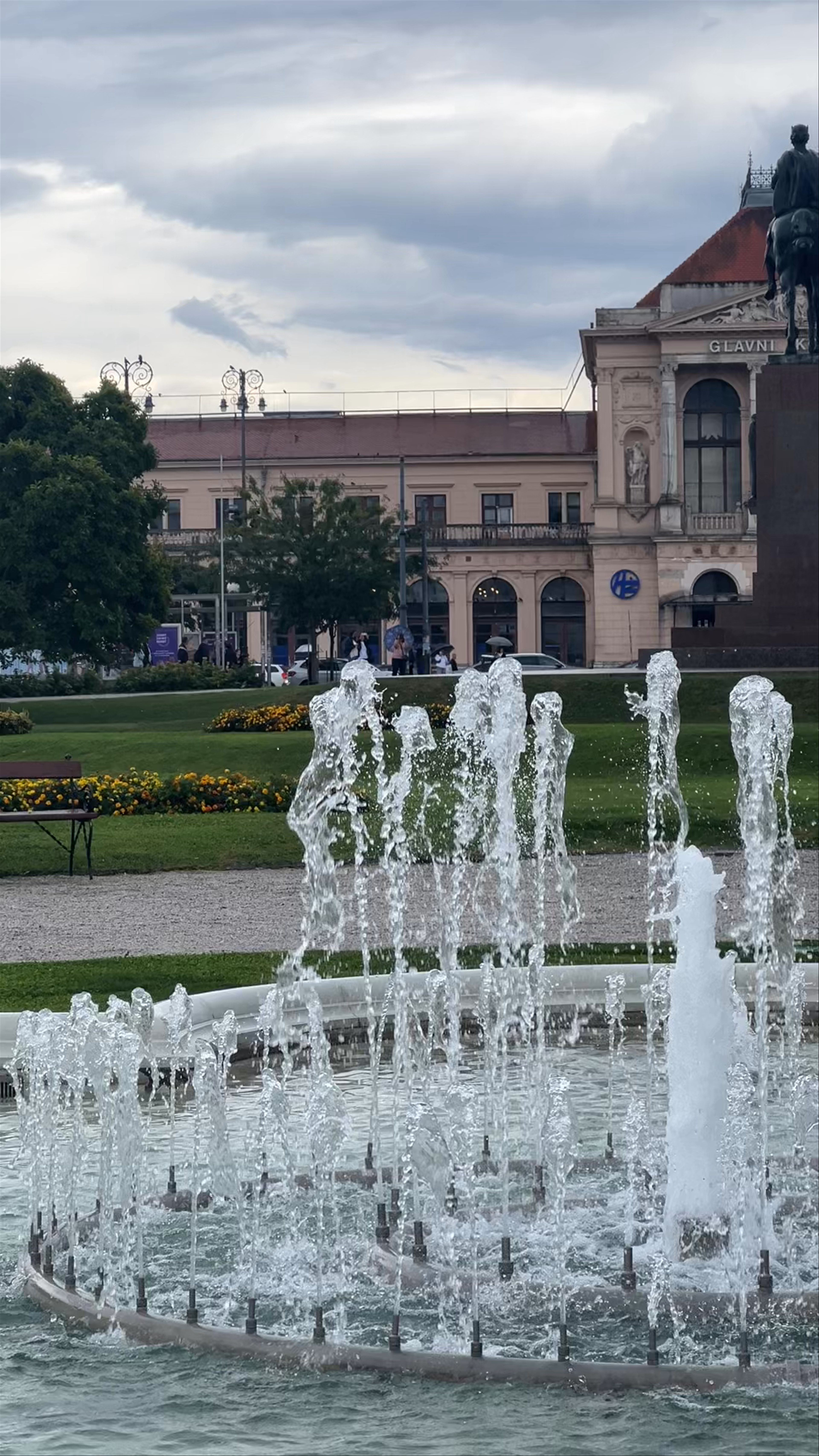 King Tomislav Square Fountain