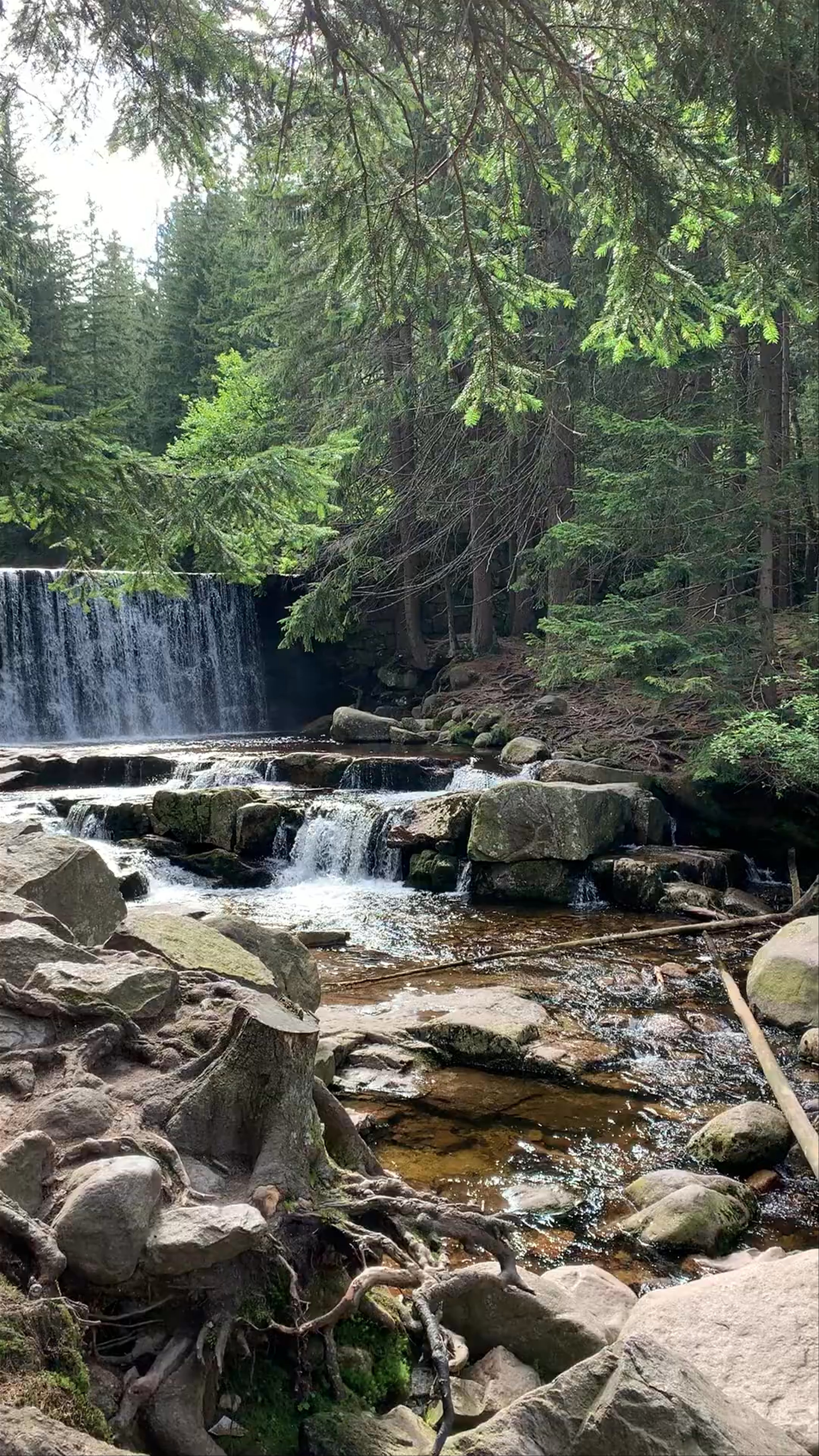 Dziki Wodospad Waterfall Serenity in Karpacz, Poland