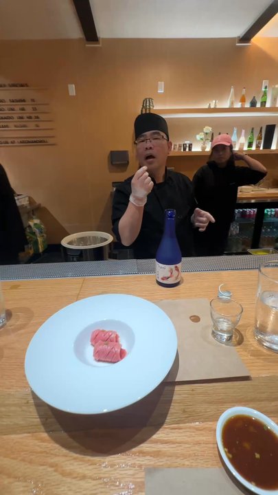 Lab 13 Handroll Bar - Chef Kenny went in depth about the exact cut of dish & type of sauce used to give us the right experience. - Sushi Bars Near Me - Chestnut Hill, Massachusetts