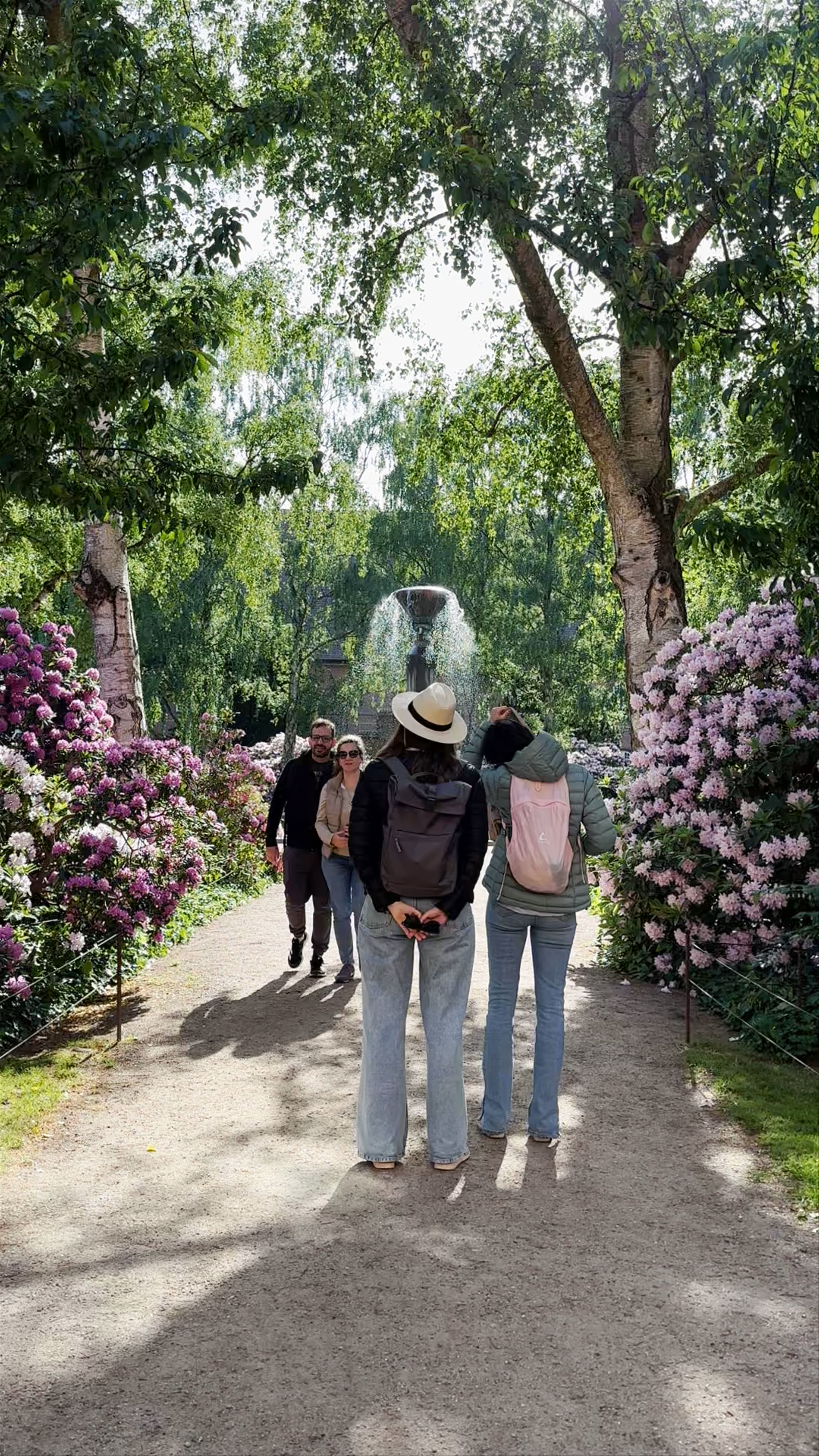 Serene Stroll Through the Garden of the Royal Library in Copenhagen
