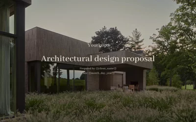 Preview of Architectural Design Proposal Template