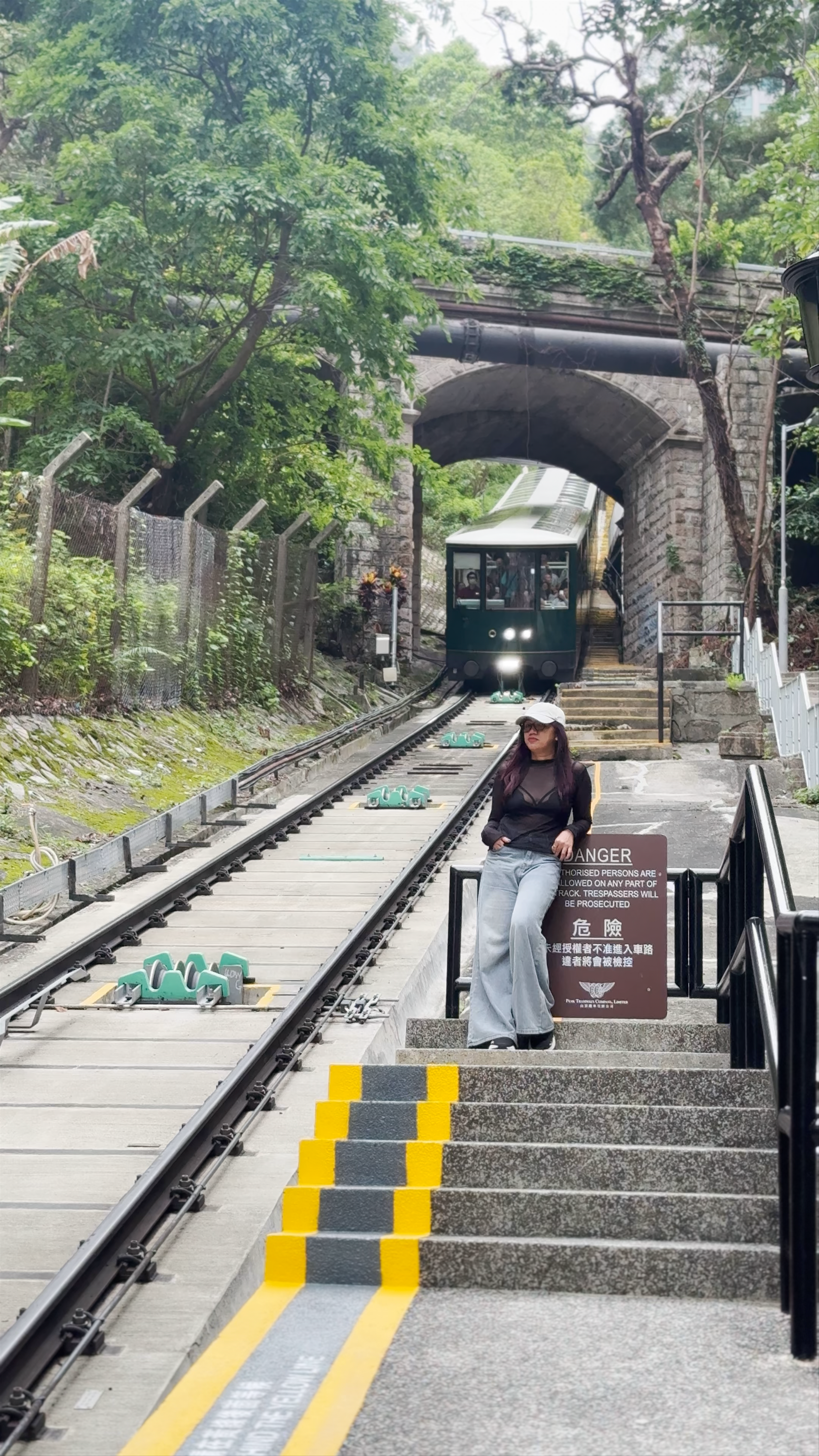 Journey on the Historic Tramway Path at Mid-Levels, Hong Kong