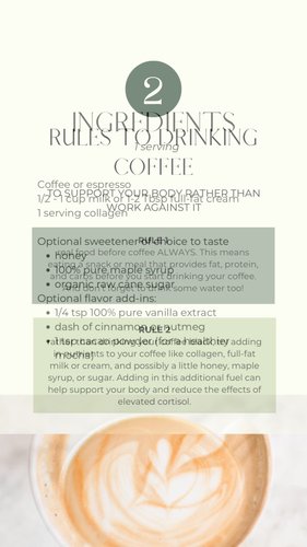 Staple Recipe | Healthy Hormone Coffee