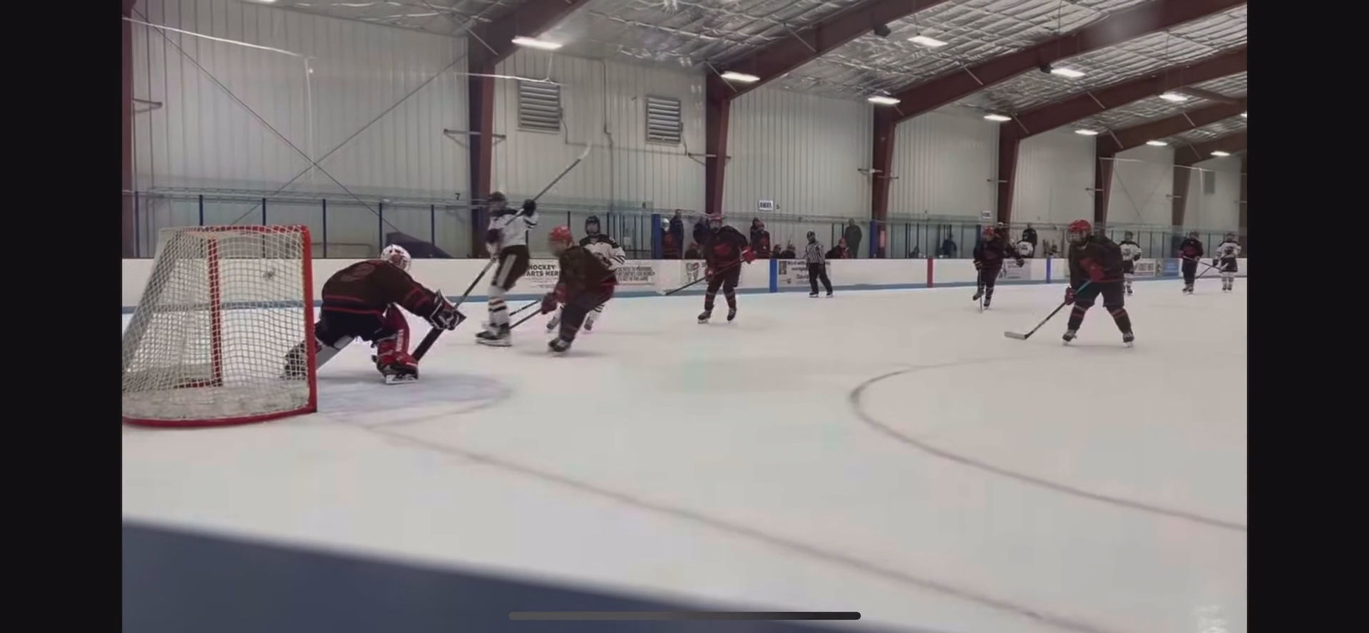 Braeden Barr's Stunning Backhand Bar Down Goal