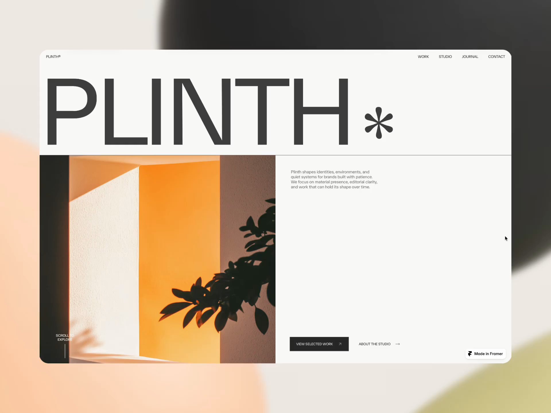 Plinth Studio