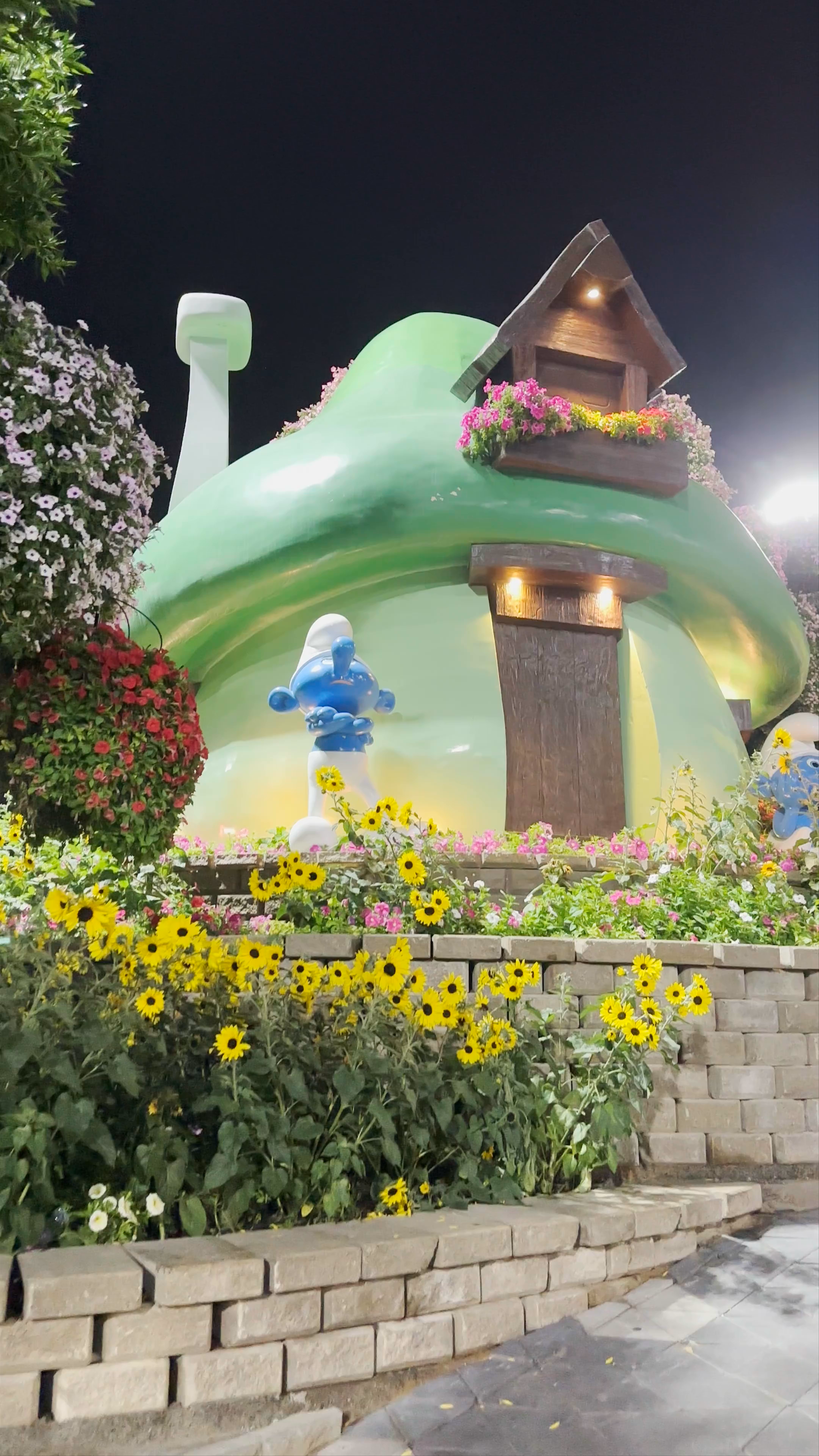 Smurfs Village - Miracle Garden - Dubai - United Arab Emirates