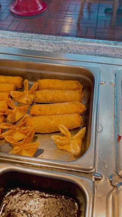 Panda Bowl - Appetizers: Vegetable Egg rolls, Cream Cheese wontons and Chicken Egg roll. - Chinese Near Me - Simi Valley, California