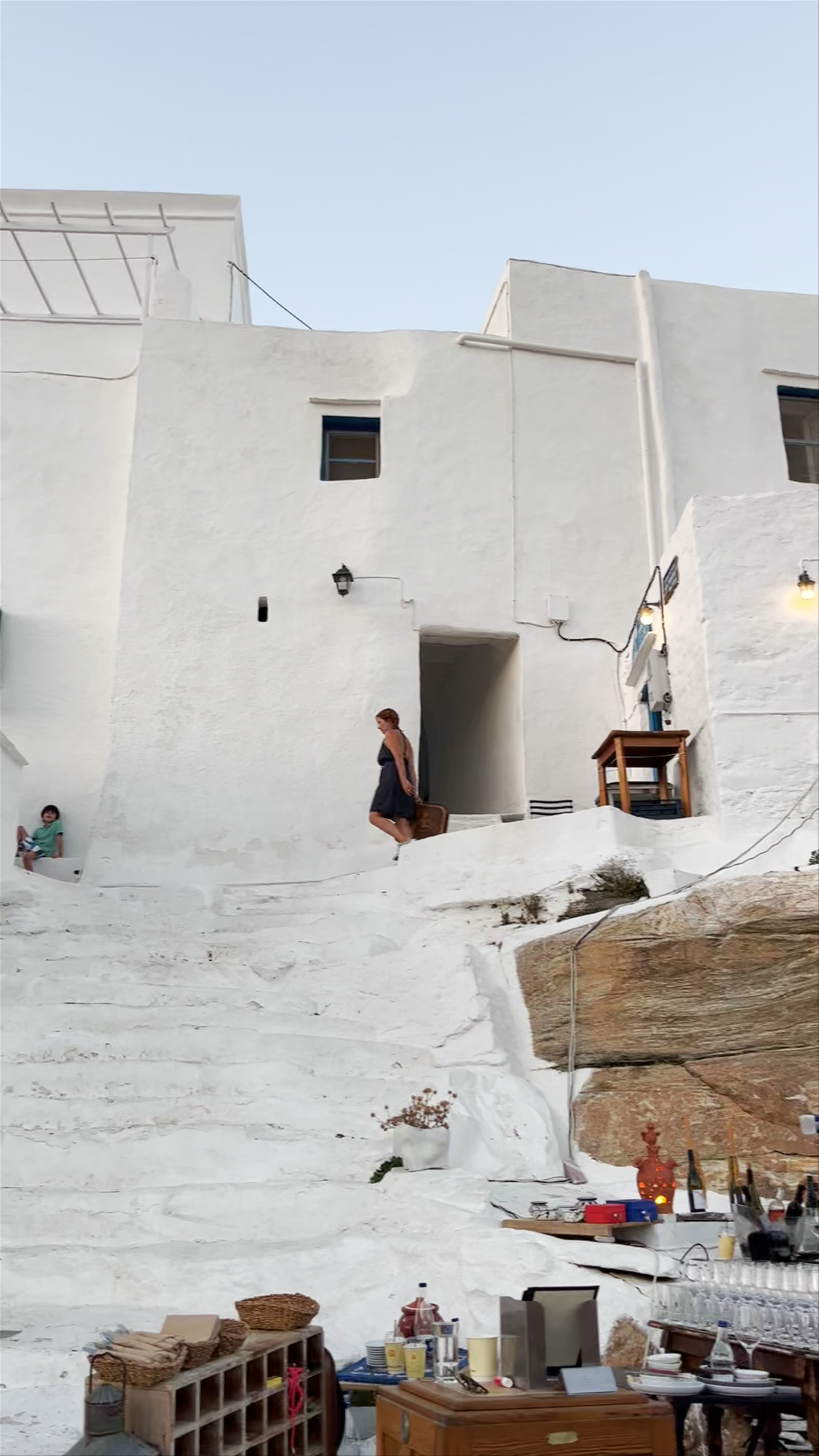 Sunset Vibes at Loggia Wine Bar, Kastro, Milos