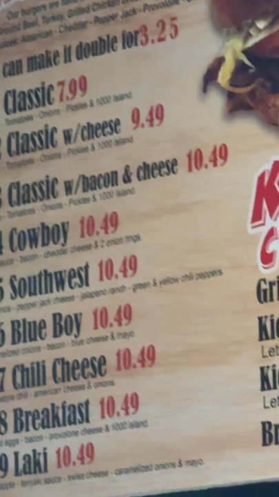 Corner Burger - Burger menu - Burgers Near Me - Lawndale, California