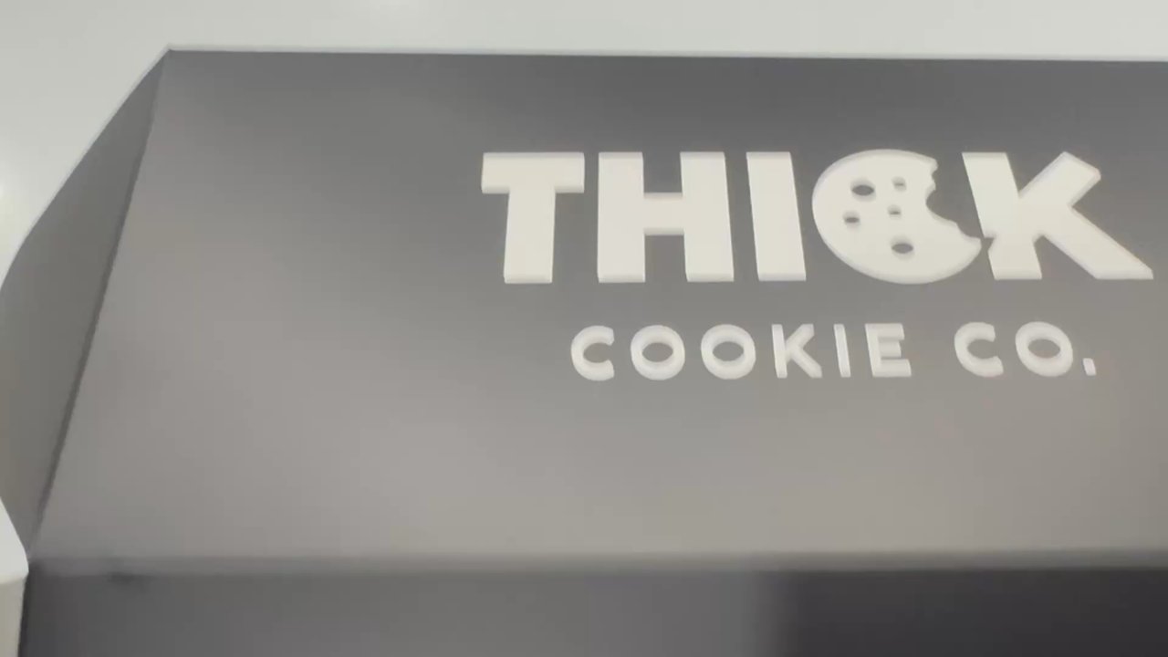Thick Cookie Co - Video of our order of four classic cookies (creamy chip, snickerdoodles, and chocolate chip) - Desserts Near Me - Fort Walton Beach, Florida