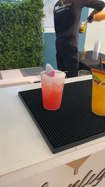 Moonlight Mocktails - Cool fire feature - Caterers Near Me