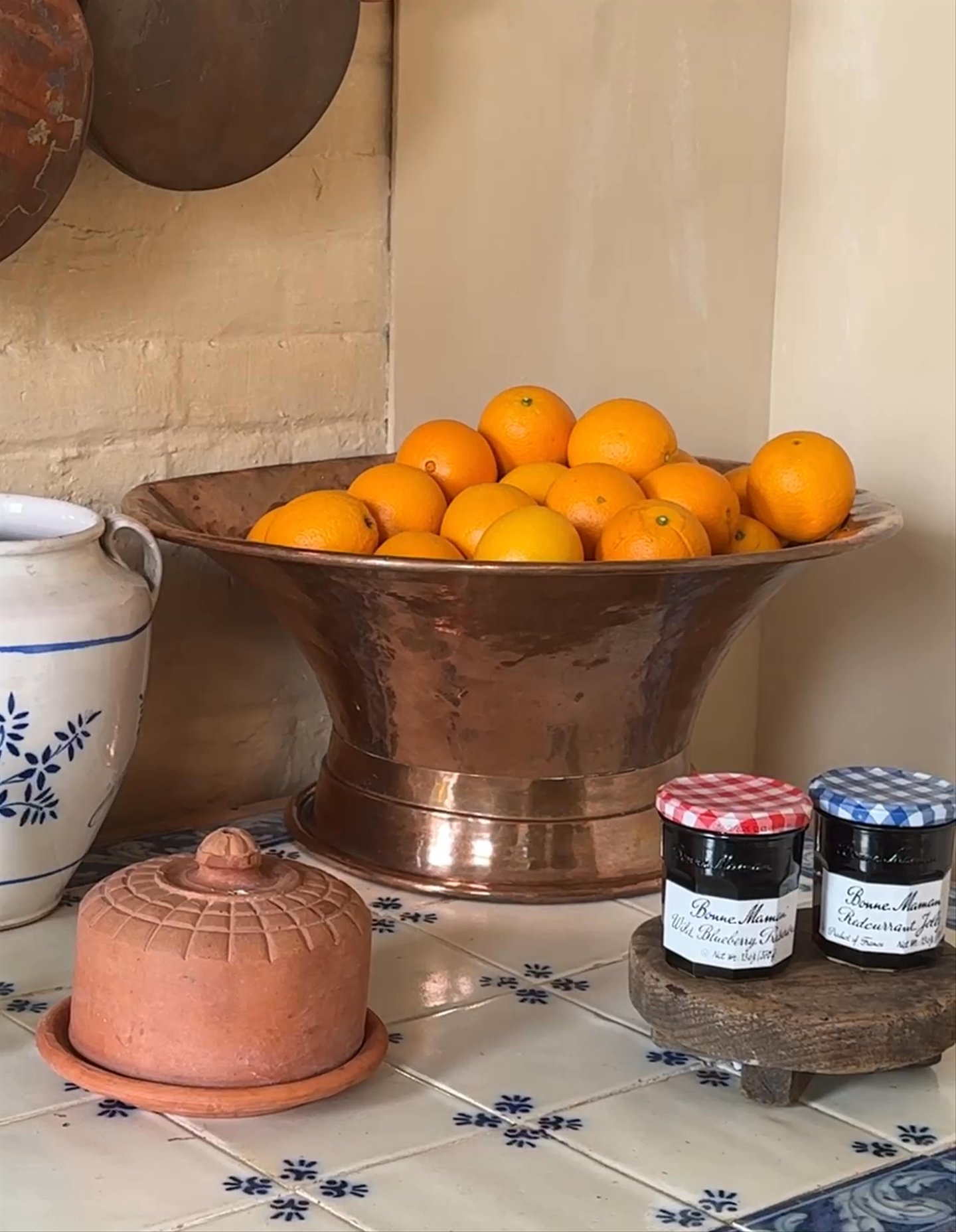 Antique Copper Bowl