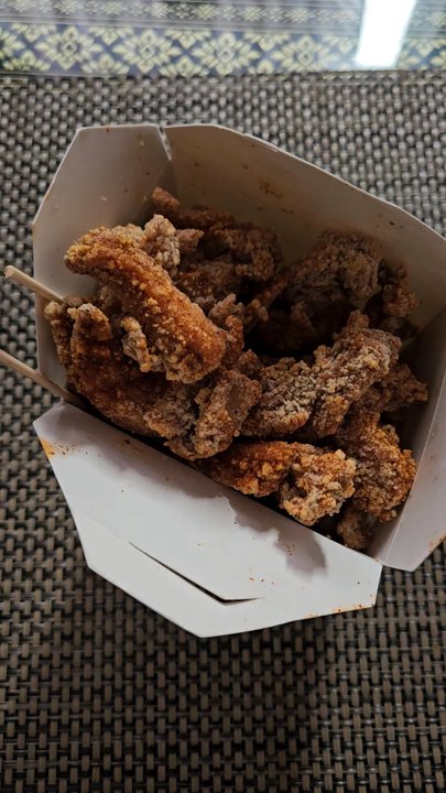 Teanery - Popcorn Chicken (spicy) not my favorite but I wanted to try it - Bubble Tea Near Me - Los Angeles, California