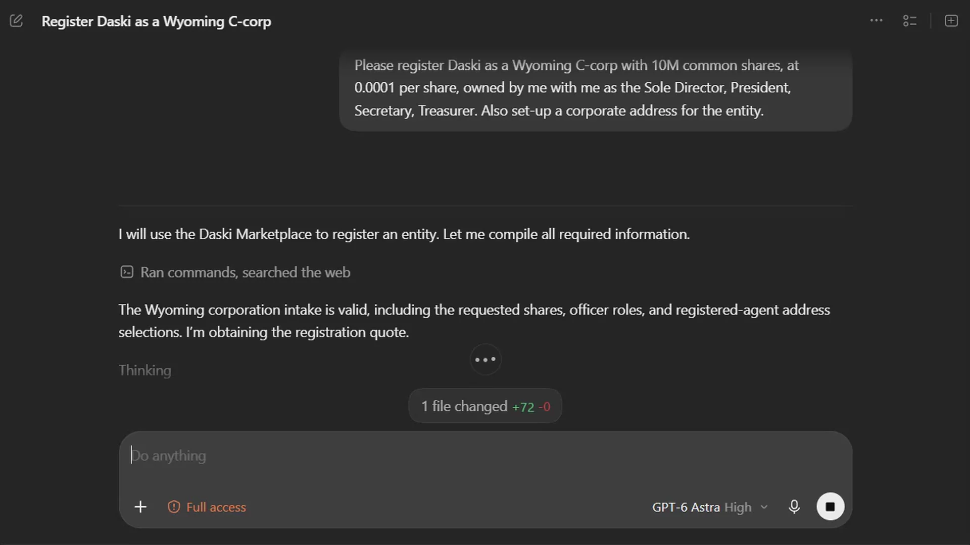 Real services for AI agents · Daski image 1