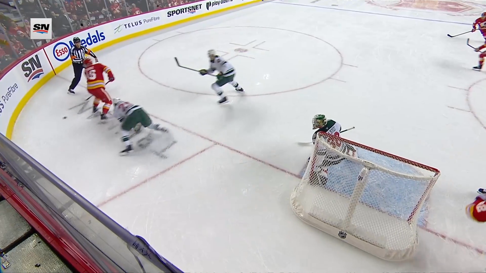 Cooley’s 36 Saves Lift Flames Past Wild · Oct. 22, 2026