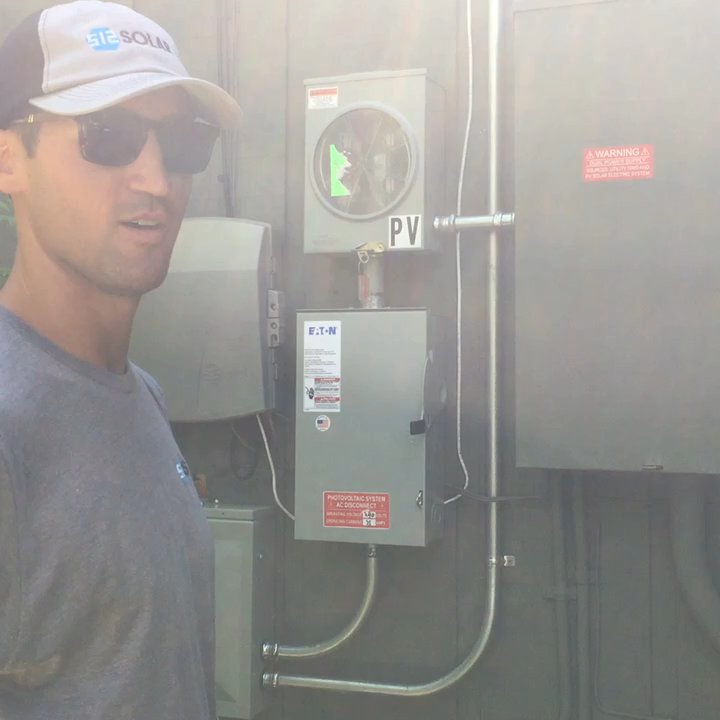 512 Solar - JP Novak of 512 Solar explaining the components of the solar installation. - Solar Installation Near Me - Austin, Texas