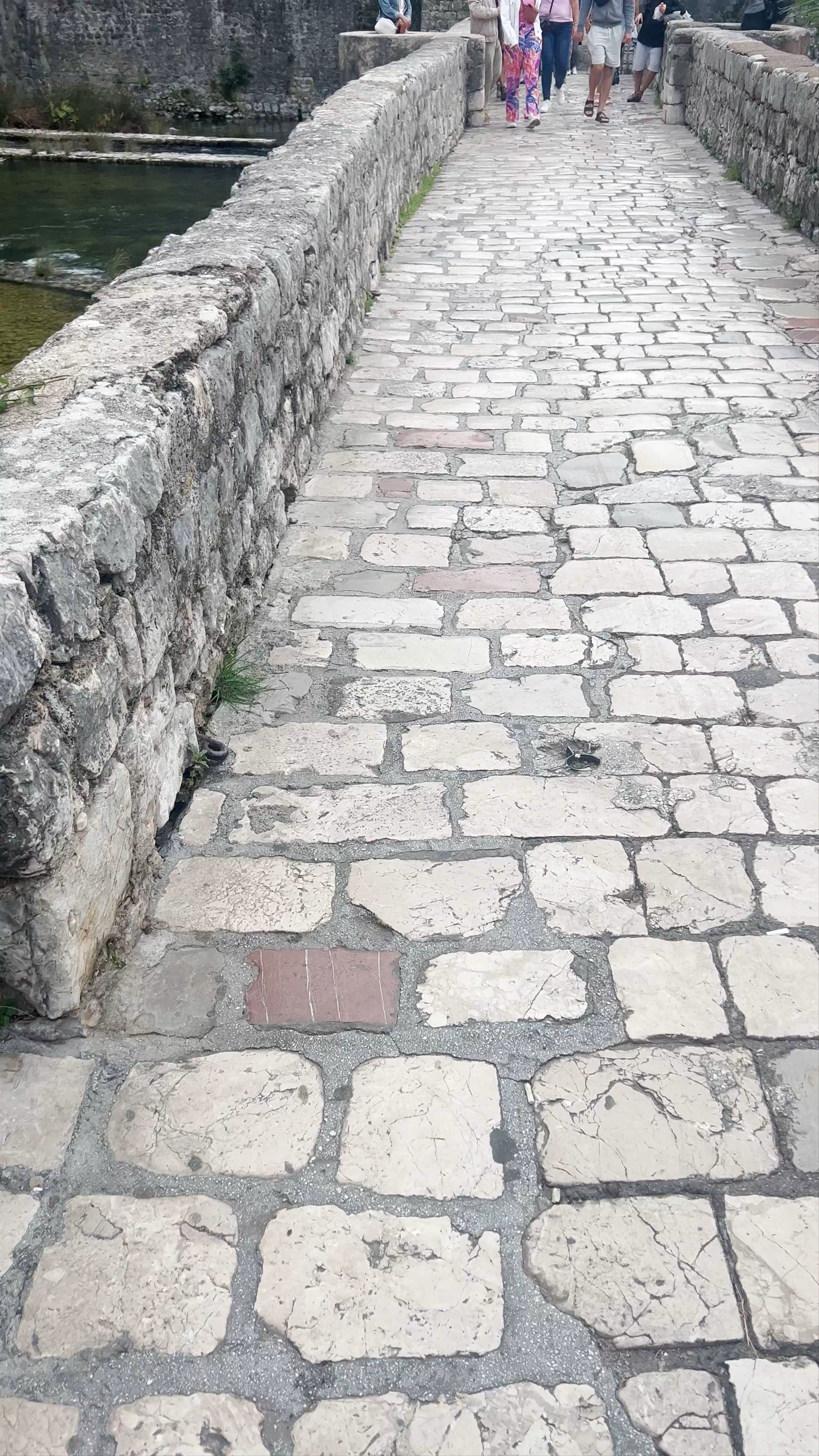 River Gate (North Gate): Historic Stone Bridge Walk in Kotor, Montenegro