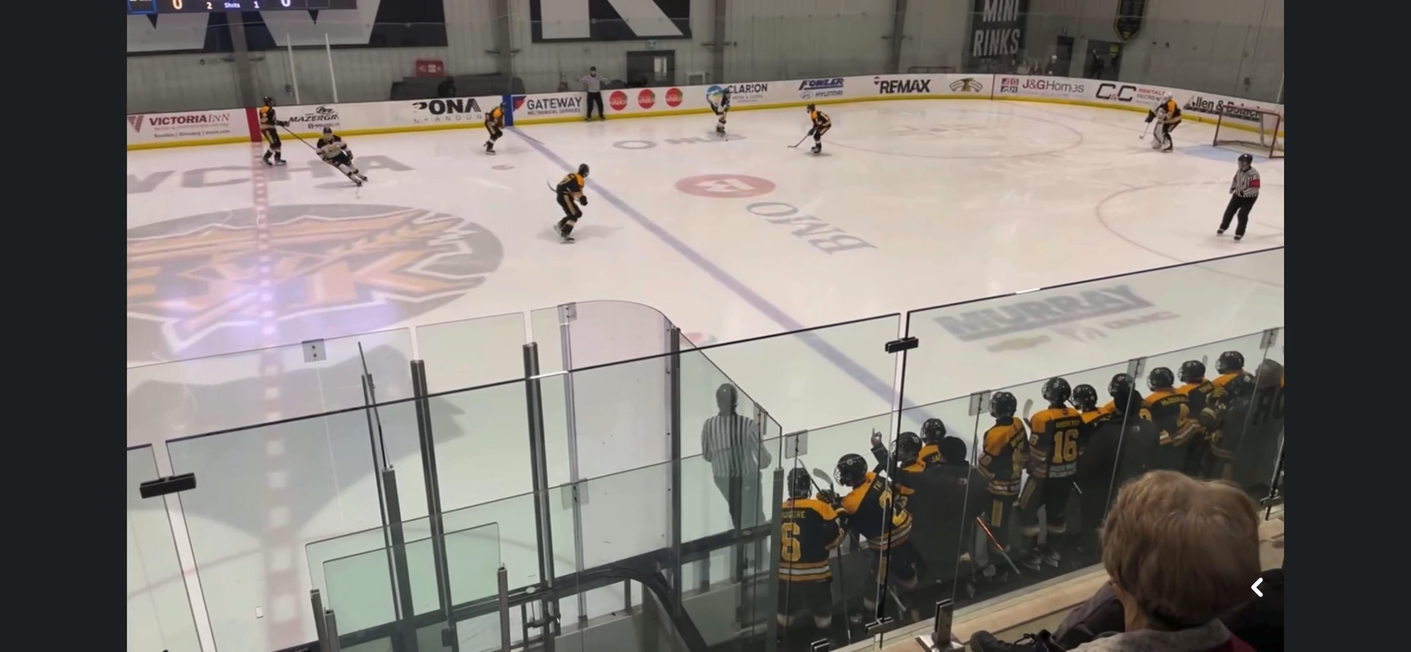 Playoffs semi-finals against Winnipeg Bruins