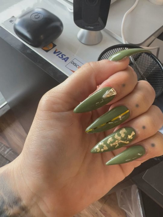 Diamond Nails - Absolutely love my nails came in for a fill and love the way they turned out. I've been coming here for years now. These are on of my favs - Nail Salons Near Me - Fullerton, California