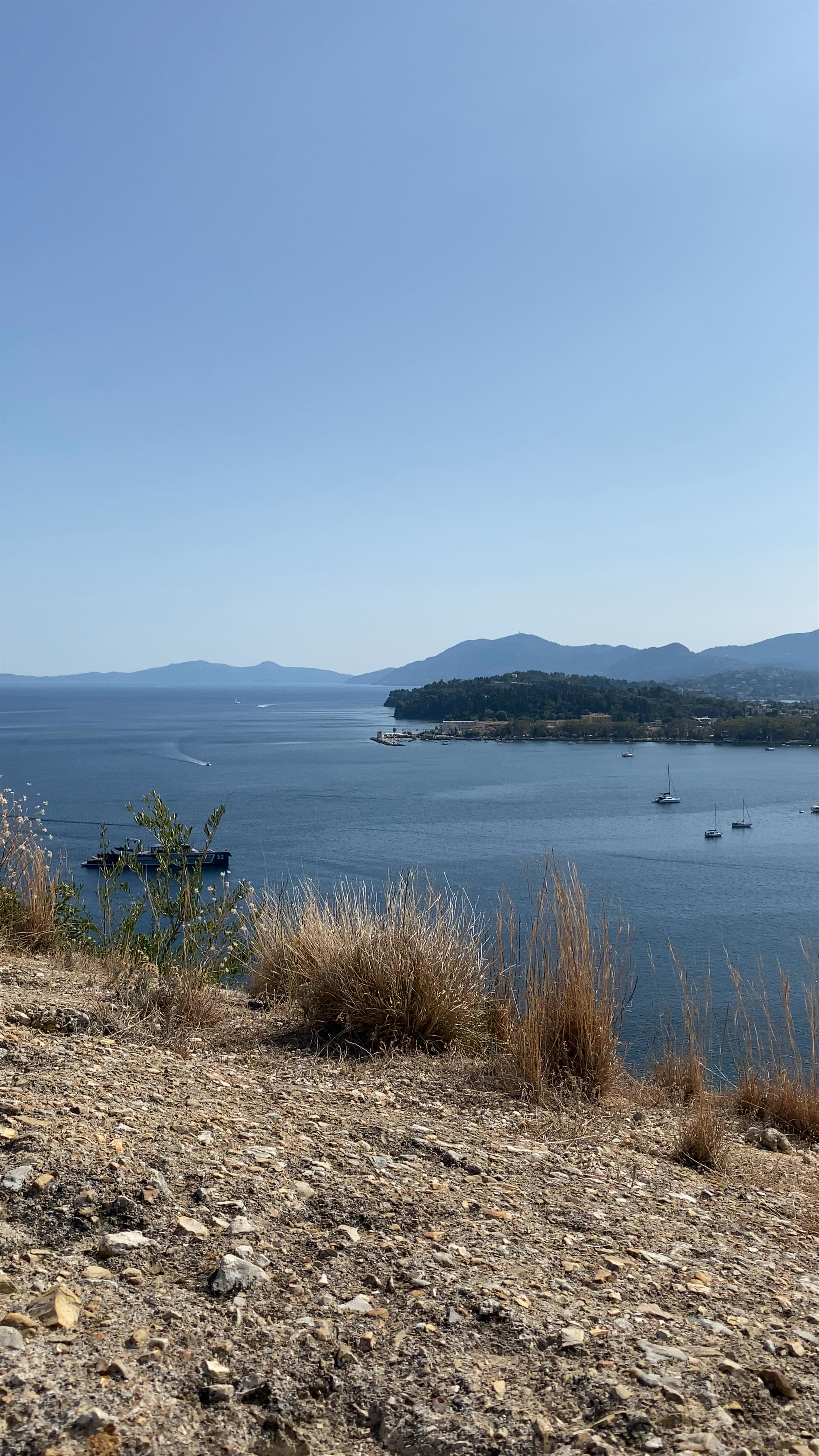 Breathtaking Views from the Old Venetian Fortress, Corfu, Greece