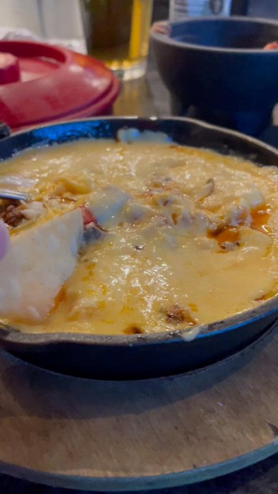Zarape - Appetizer Queso Fundido (w/ chorizo) - Mexican Near Me - Marlborough, Massachusetts