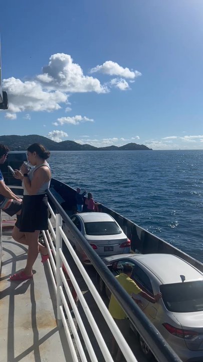 Car Barge To St. John - View from the upper level - Transportation Near Me - Smith Bay, Virgin Islands