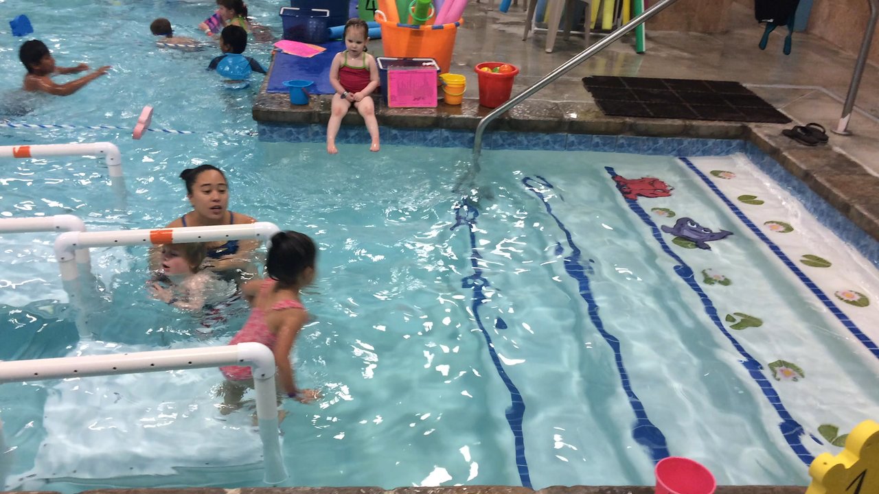 Flow Aquatics - My 3-year old reaching for the shore... - Swimming Lessons/Schools Near Me - Boise, Idaho