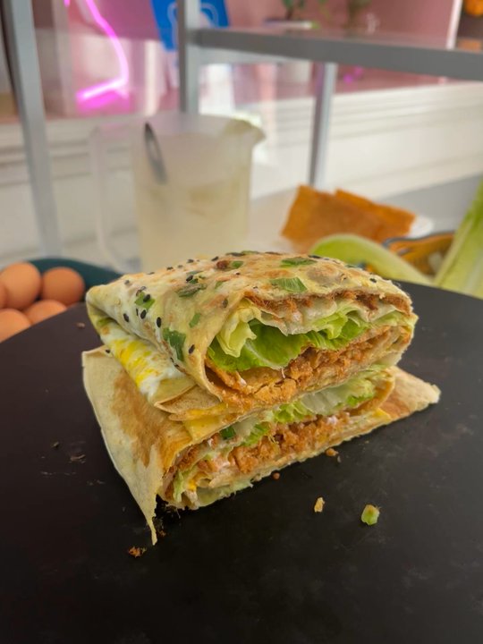 Pink Cloud Tea & More - The classic Jianbing - Bubble Tea Near Me - Berkeley, California