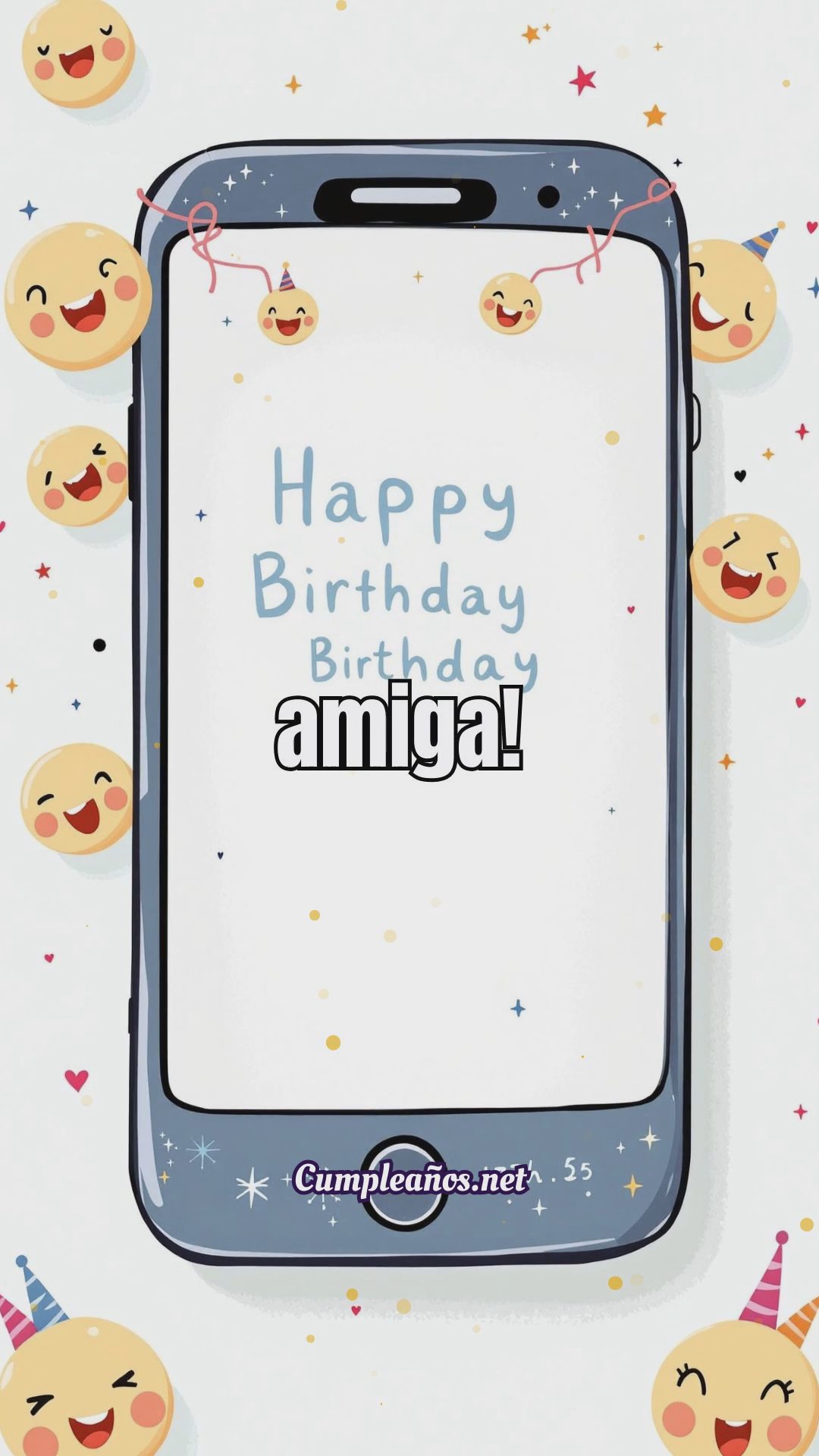 Feliz cumpleaños, amigo, ¡la distancia no nos separa!