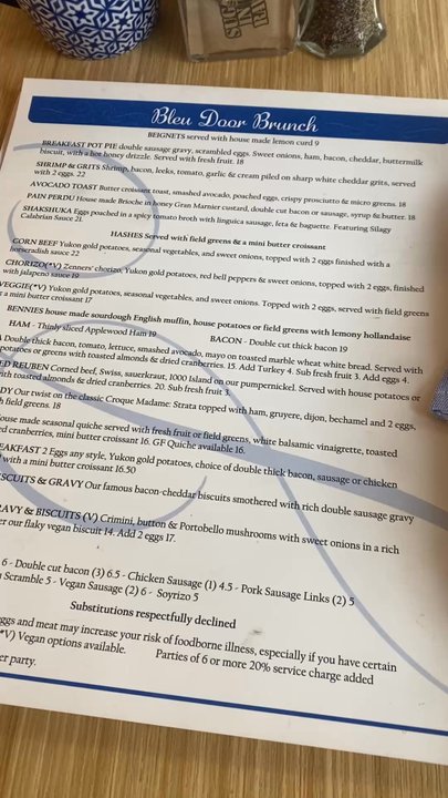 Bleu Door Bakery - Menu - Bakeries Near Me - Vancouver, Washington
