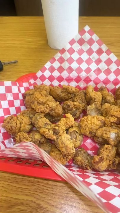 Sam's Southern Eatery - Gizzard Combo with okra and fries! - Burgers Near Me - Harvey, Louisiana