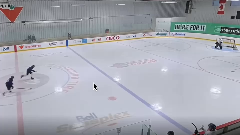 Emily Hughes 2012: Spectacular 2-on-0 Breakaway Save!