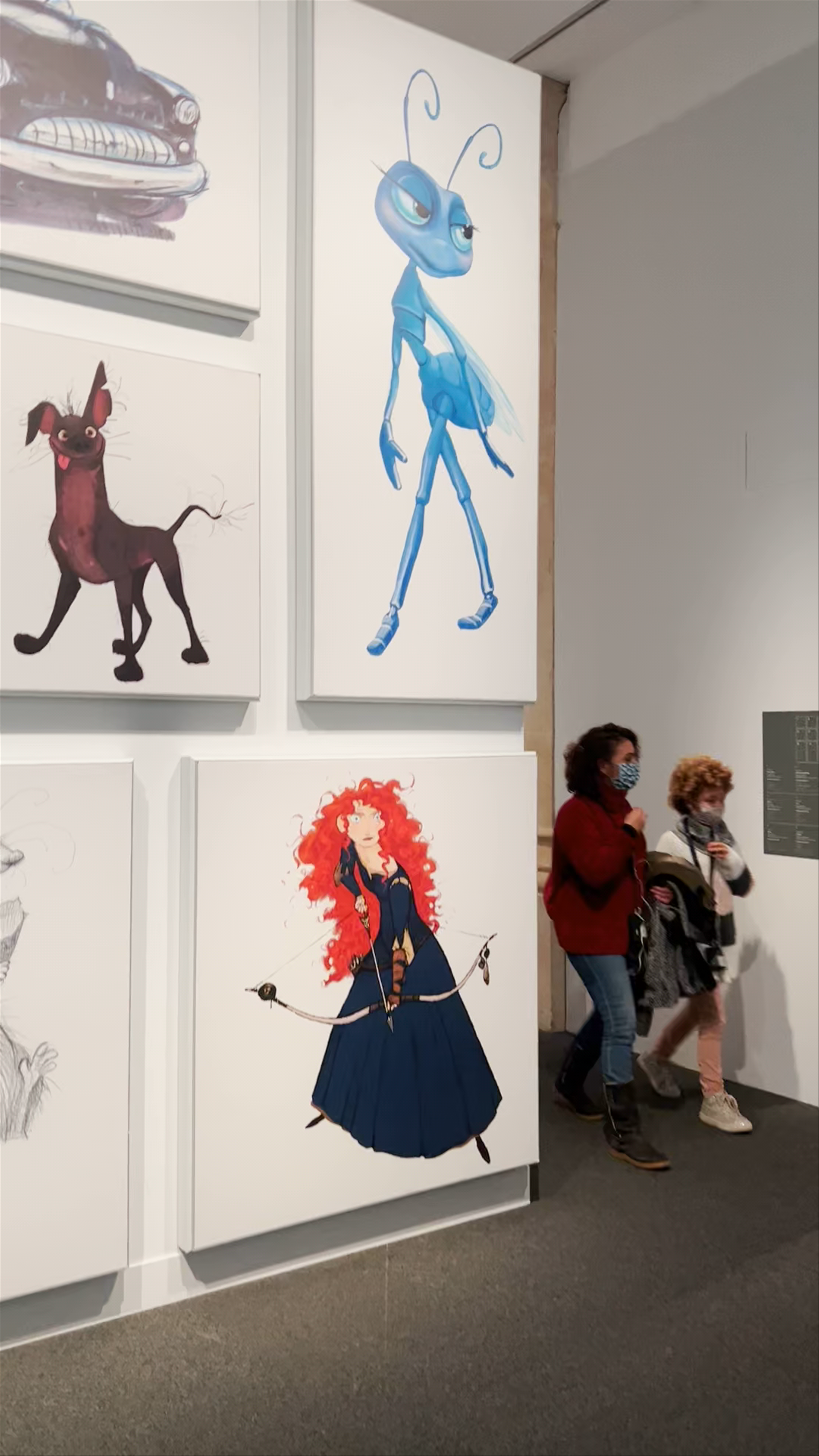 Artistic Inspiration at CaixaForum Palma - Animated Character Sketches