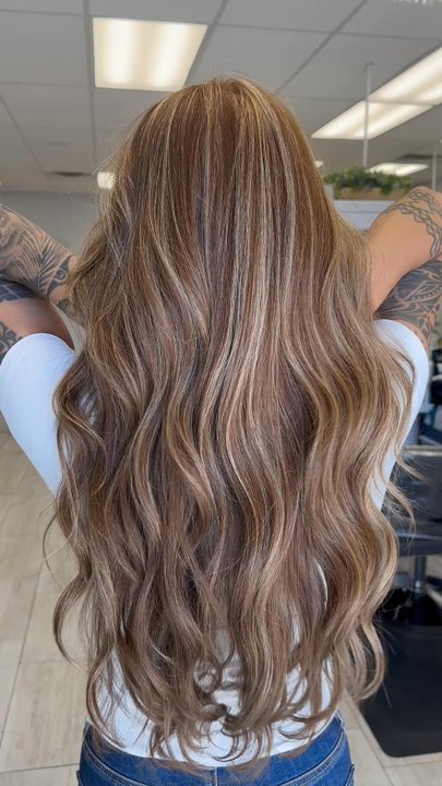 Salon Blush - After!!!!!! Honey caramel beige blonde and it feels sooooo good. Cut one a couple little dry inches and I feel better than ever!!!! - Waxing Near Me - Henderson, Nevada
