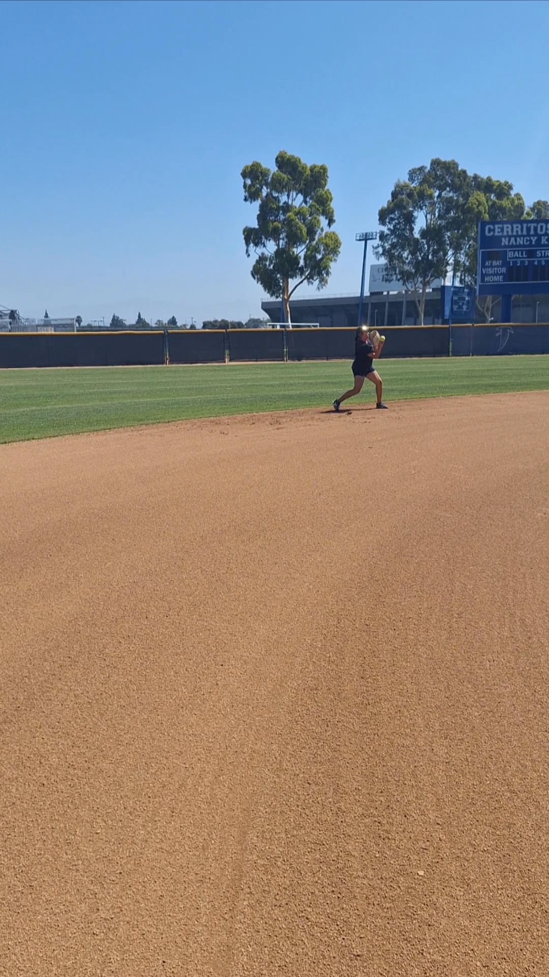 "Center and Backhand Glove Work (SS)" - Olivia Gone's Softball Videos | FieldLevel