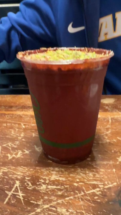 Shake Shack Hillsdale - Underwhelming cracking of the Dubai Chocolate Milkshake - Burgers Near Me - San Mateo, California