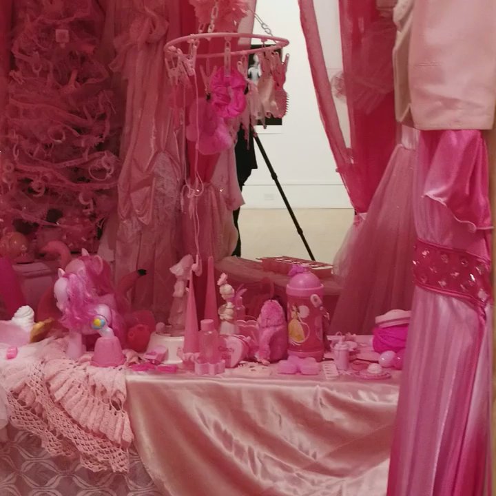 Bedford Gallery - Portia Munson's Pink Project - Bedroom. Really stunning in person. - Art Galleries Near Me - Walnut Creek, California